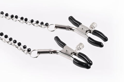 Amor Collar with Nipple Jewelry