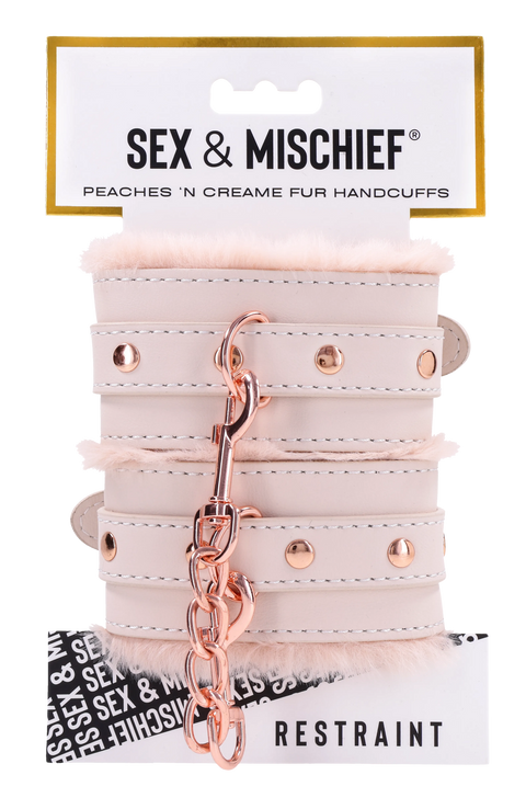 Peaches ‘n CreaMe Fur Handcuffs