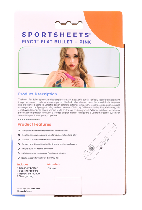 Pivot® Flat Bullet – Pink