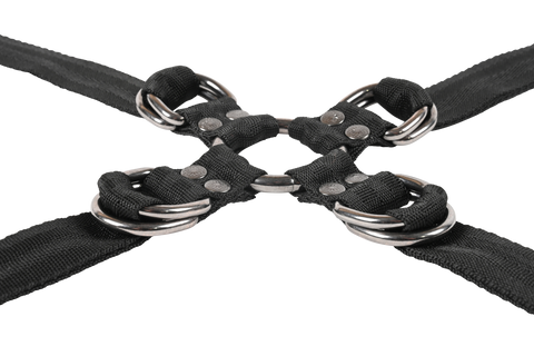 Velvet Noir Adjustable Hog Tie & Cuff Set