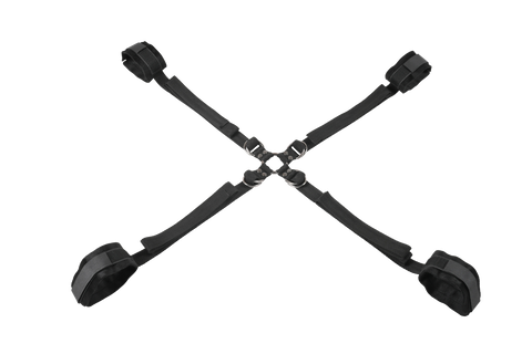 Velvet Noir Adjustable Hog Tie & Cuff Set
