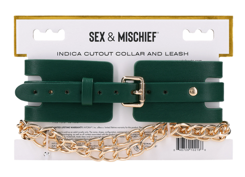 Indica Cutout Collar and Leash