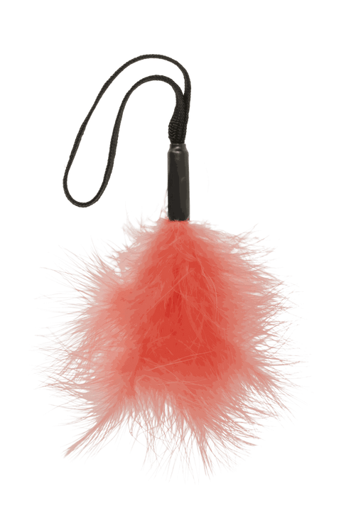 Peach Wrist Feather Tickler