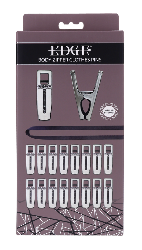 Edge Body Zipper Clothes Pins