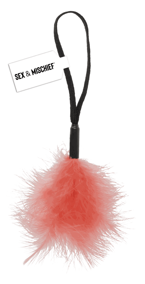 Peach Wrist Feather Tickler