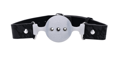 Lace Silicone Breathable Ball Gag