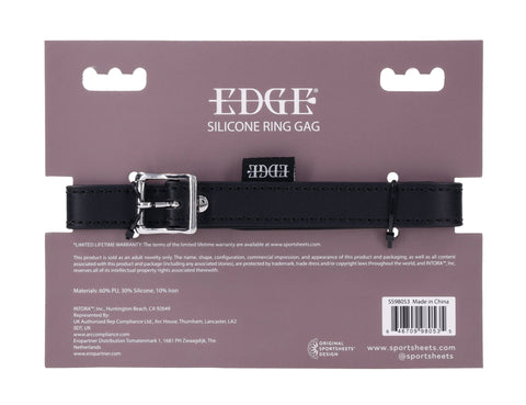 Edge Silicone Ring Gag