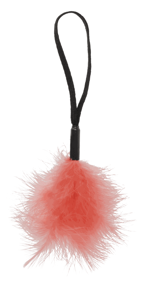 Peach Wrist Feather Tickler