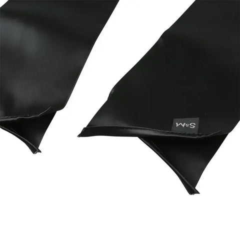 Black Silky Sash Restraints