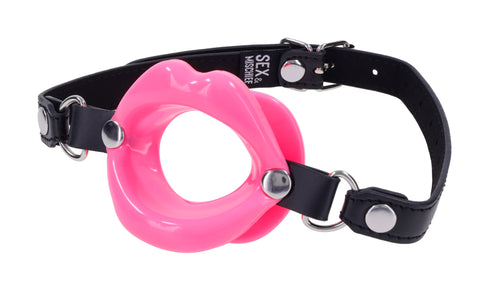 Pink Silicone Lips Gag