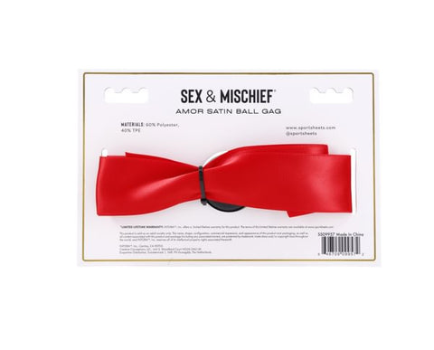 Amor Satin Ball Gag
