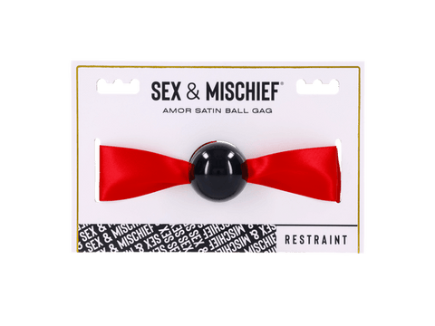 Amor Satin Ball Gag