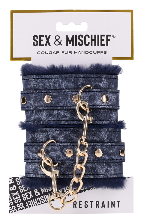 Cougar Fur Handcuffs