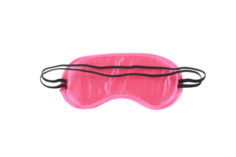 Hot Pink Satin Blindfold