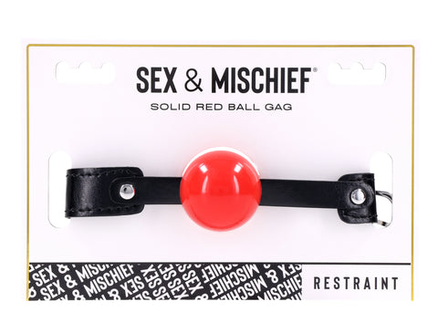 Solid Red Ball Gag