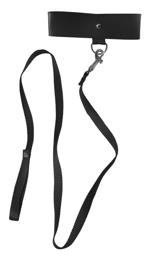 Black Collar & Leash