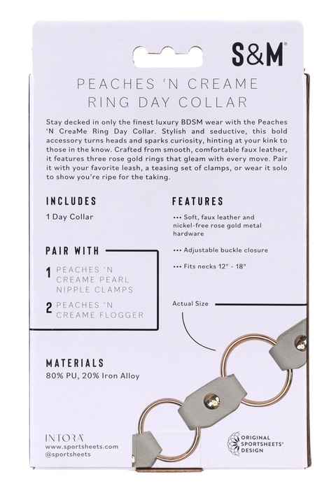 Peaches 'n CreaMe Ring Day Collar