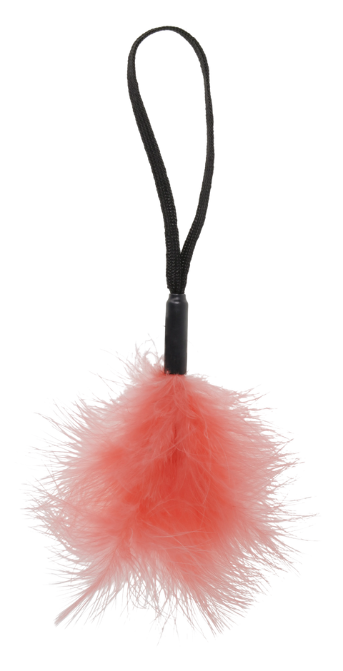 Peach Wrist Feather Tickler
