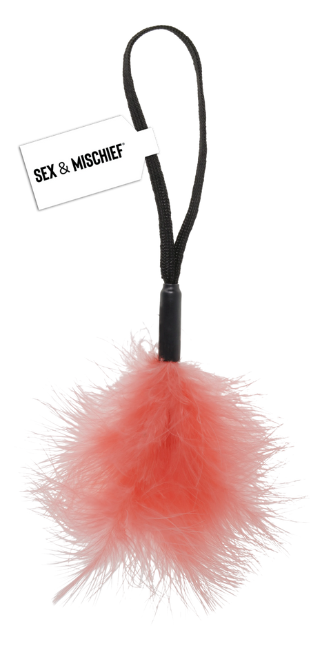 Peach Wrist Feather Tickler