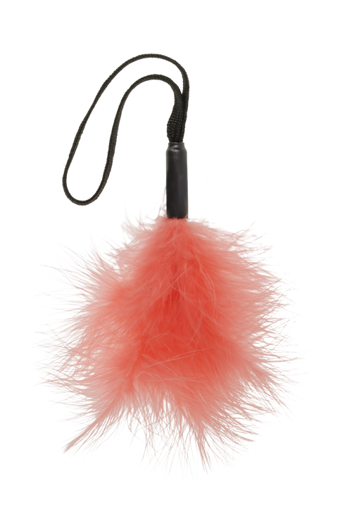 Peach Wrist Feather Tickler