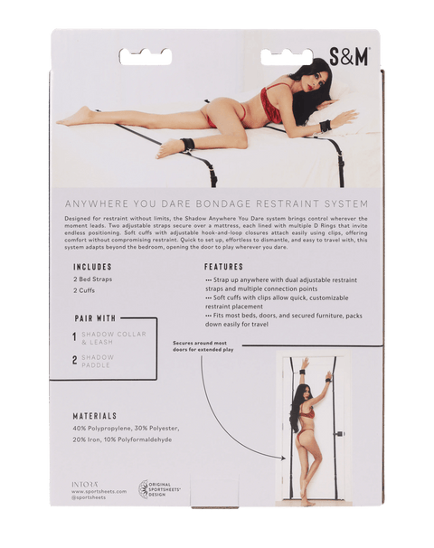 Anywhere You Dare Bondage Restraint System