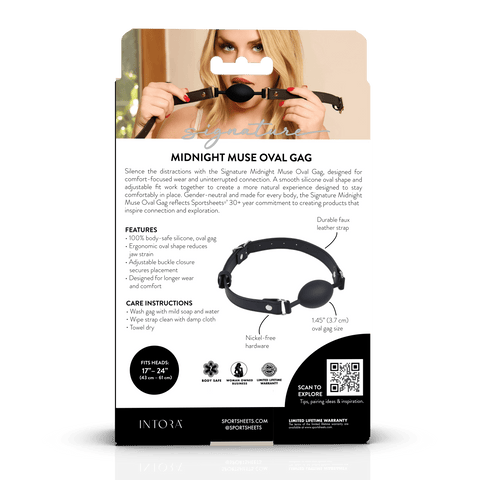 Signature Midnight Muse Oval Gag