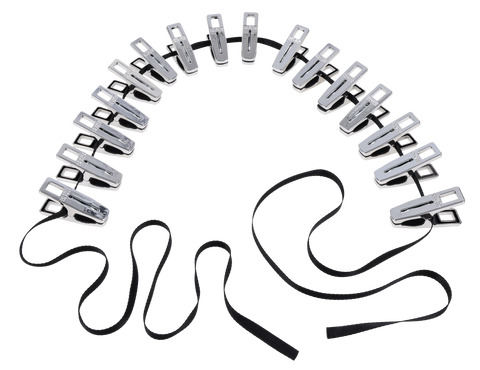 Edge Body Zipper Clothes Pins