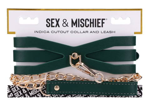 Indica Cutout Collar and Leash