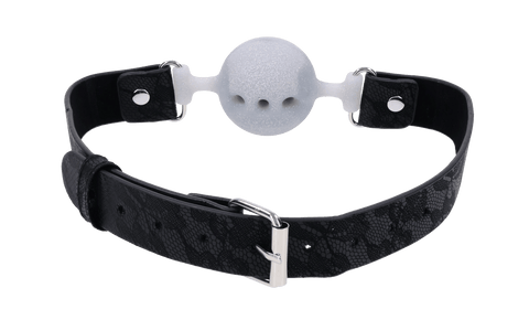 Lace Silicone Breathable Ball Gag